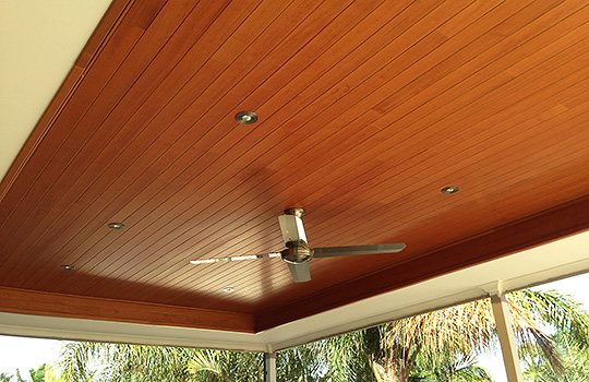 Patio next to pool